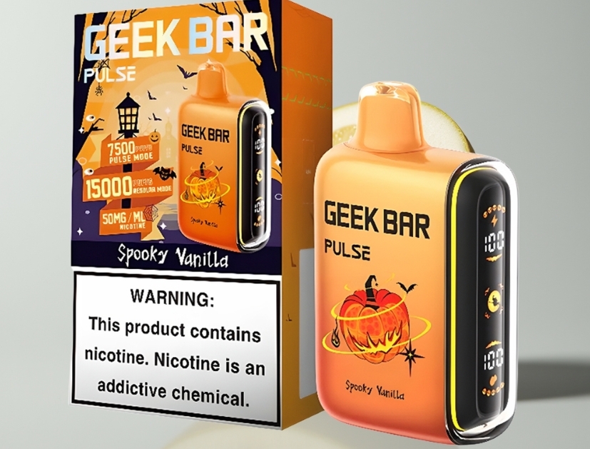 Geek Bar Pulse 15000 Puffs Vape - Strašidelná vanilka: Vesmírný zážitek z vapingu v Česku roku 2025